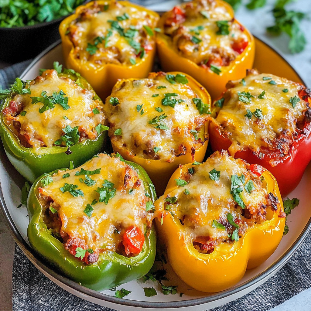healthy stuffed bell peppers
