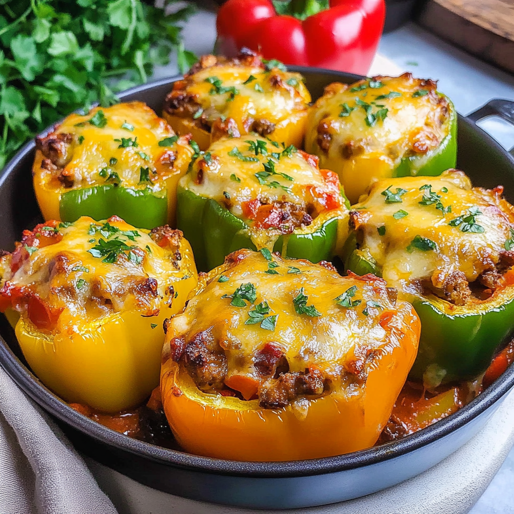 healthy stuffed bell peppers