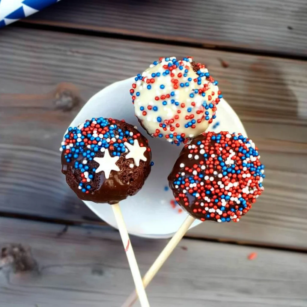 4th of july cake pops image 5