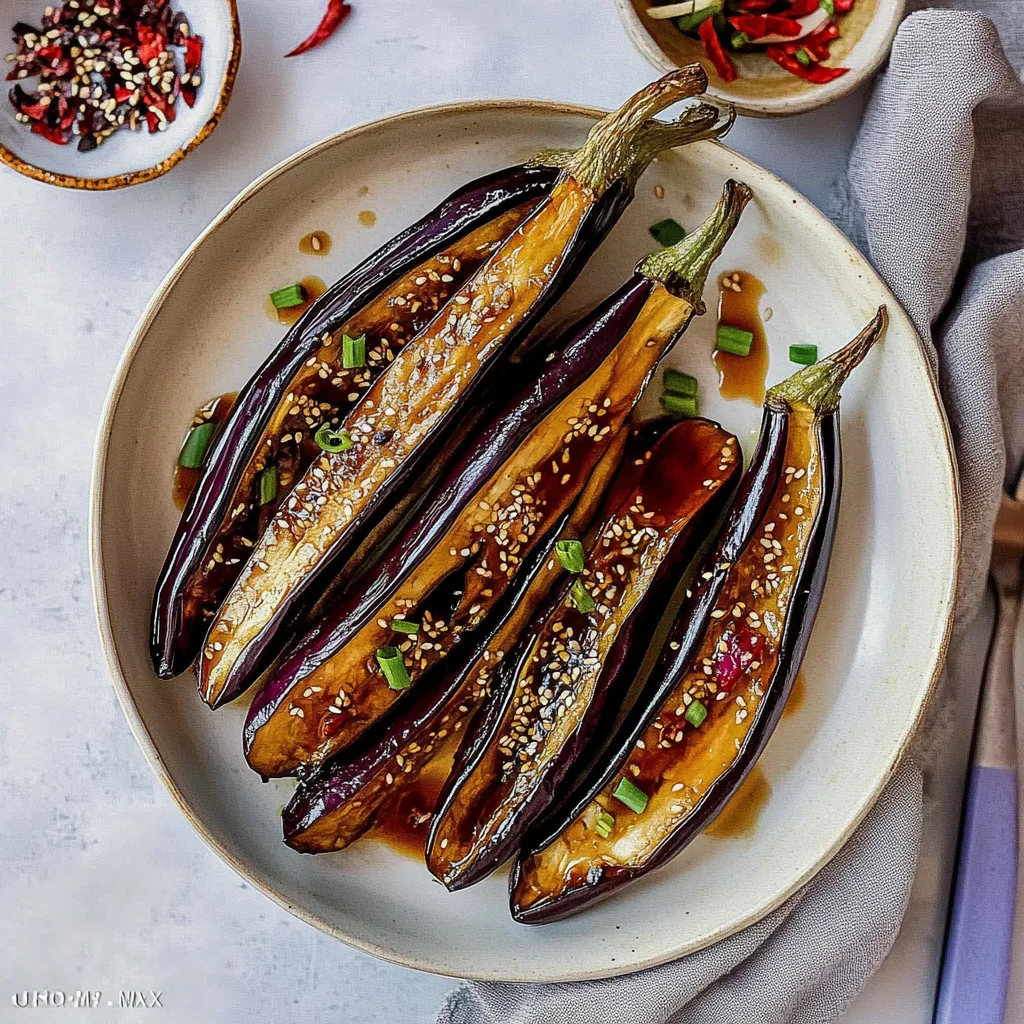 Miso Glazed Japanese Eggplant image 5