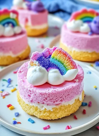 No Bake Unicorn Cheesecake Bites image 1