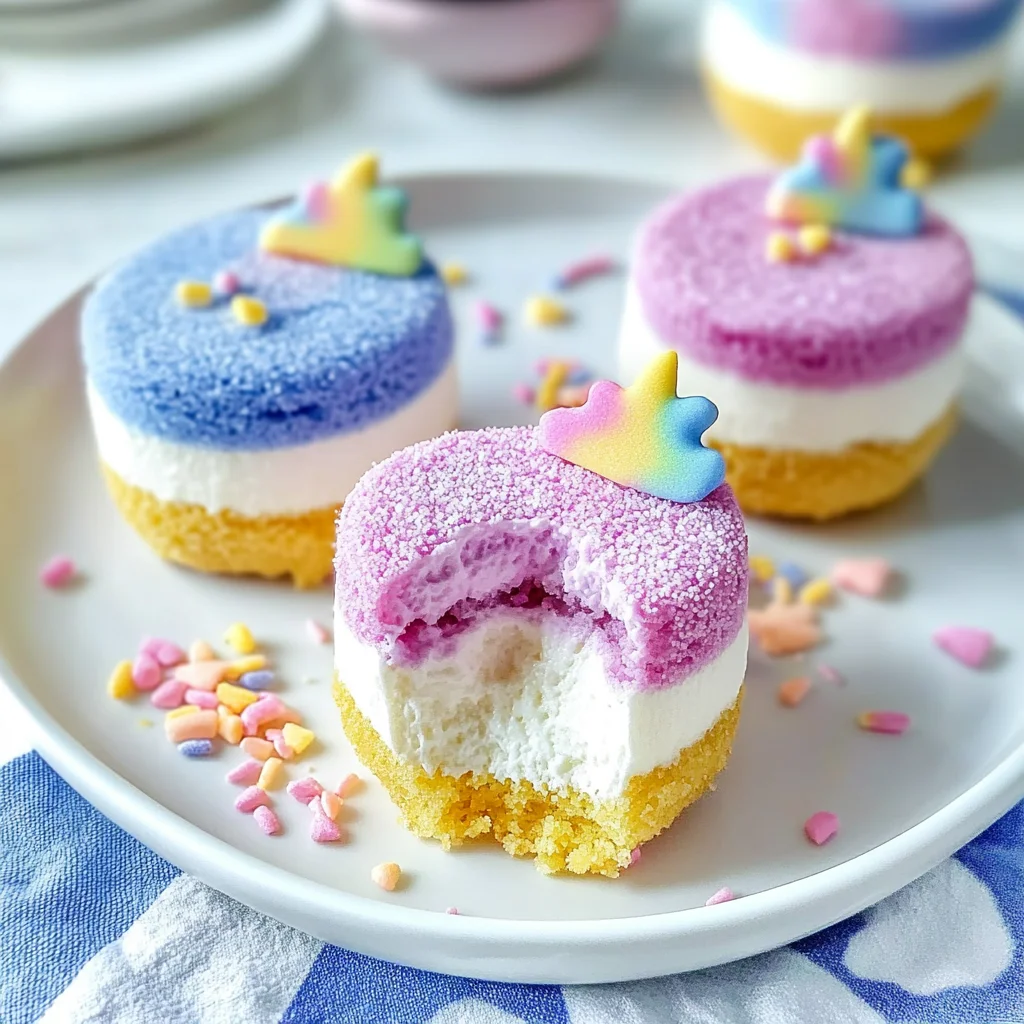 No Bake Unicorn Cheesecake Bites image 5