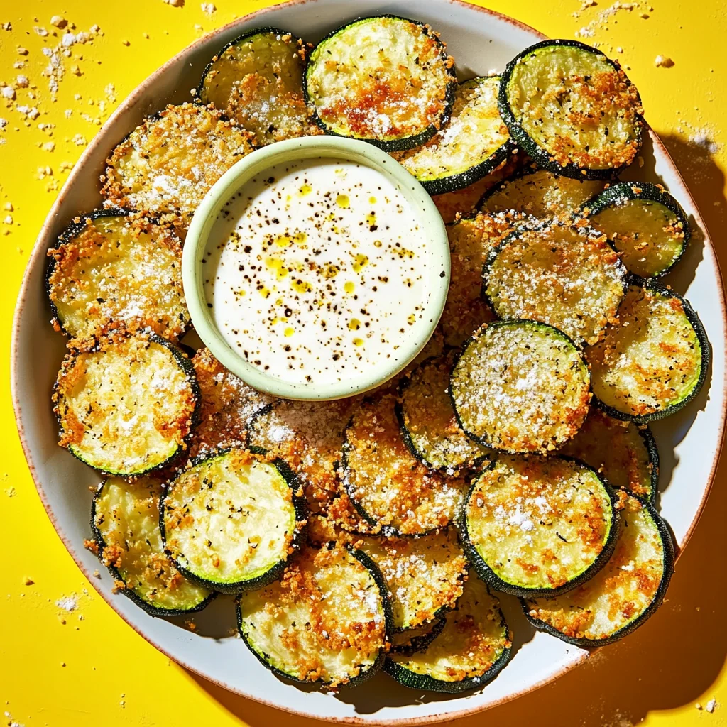 air fryer zucchini chips image 1