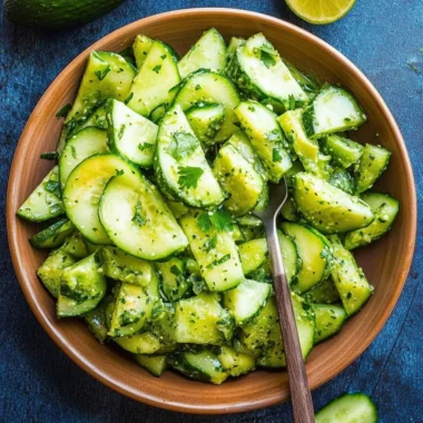 cucumber avocado salad image 1