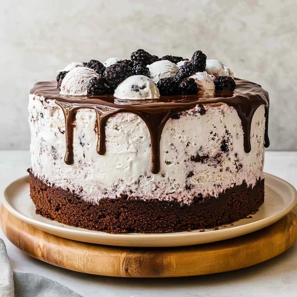 homemade ice cream cake image 5
