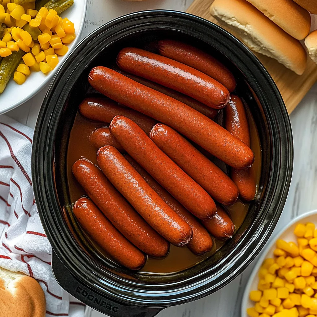hot dogs in crock pot image 1 1