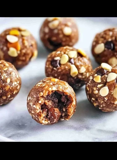 no bake protein energy balls image 1