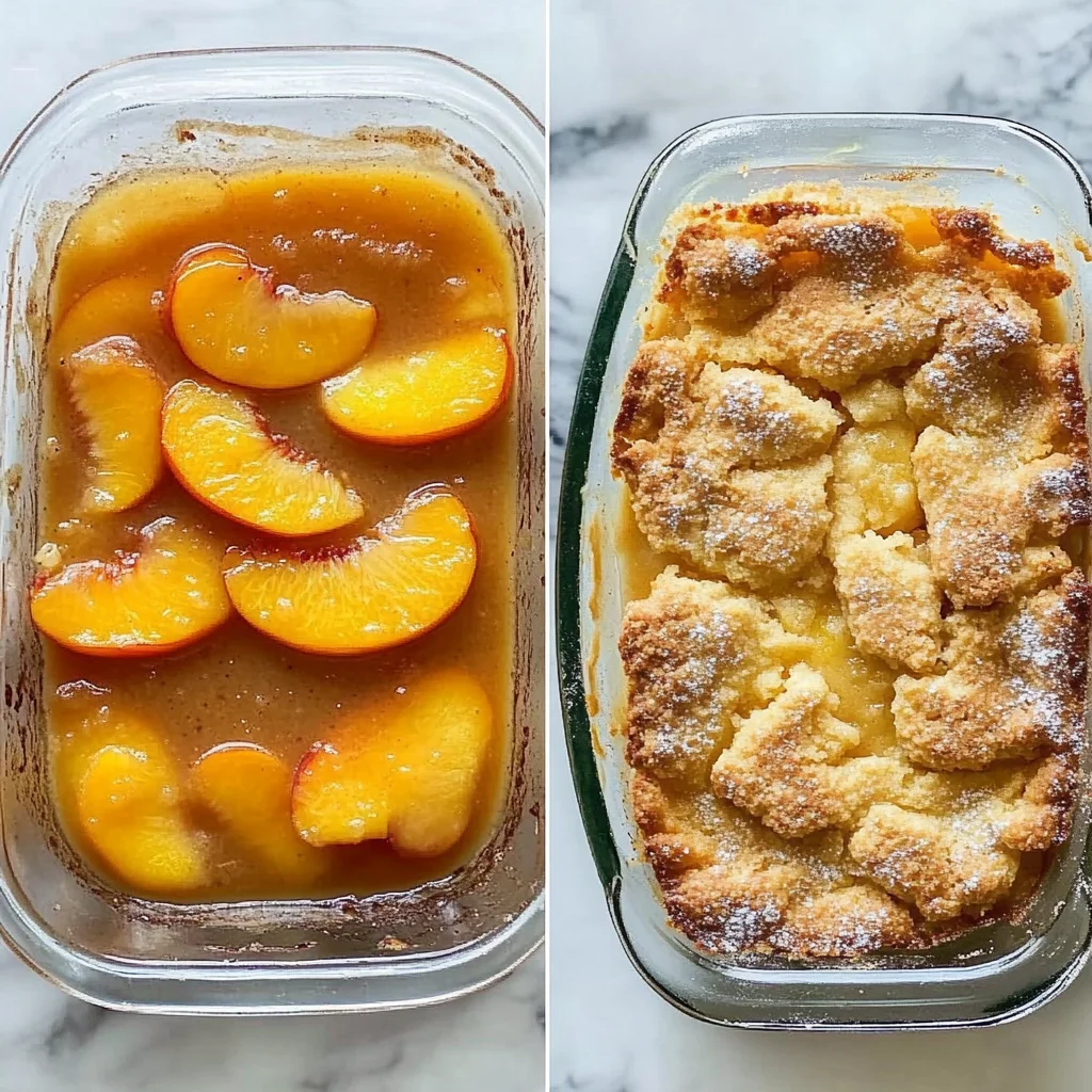 southern peach cobbler image 5