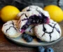 Blueberry Lemon Crinkle Cookies