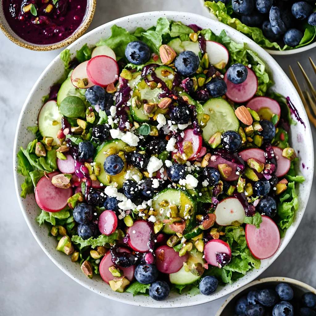 Blueberry Pistachio Spring Salad image 1