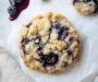 Crumbl Blueberry Muffin Cookies with Streusel