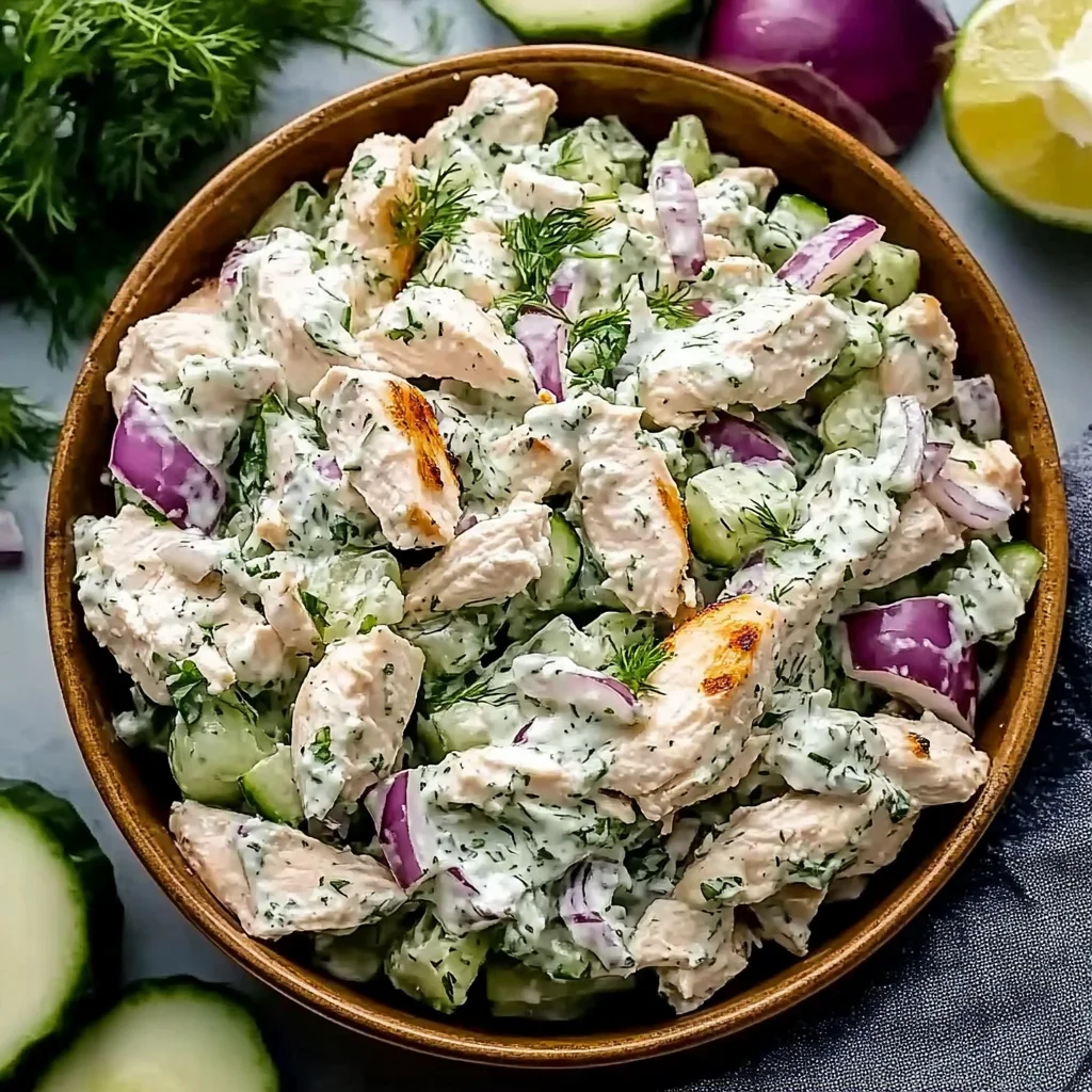 Greek Tzatziki Chicken Salad image 1