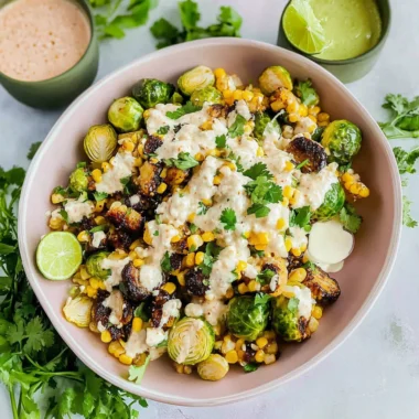 Mexican Street Corn Brussels Sprouts image 1