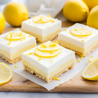 No Bake Lemon Bars image 1