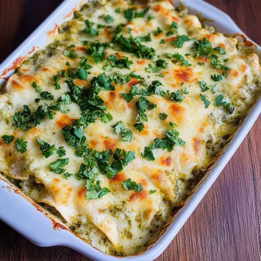 Sour Cream and Green Chile Chicken Enchiladas image 1