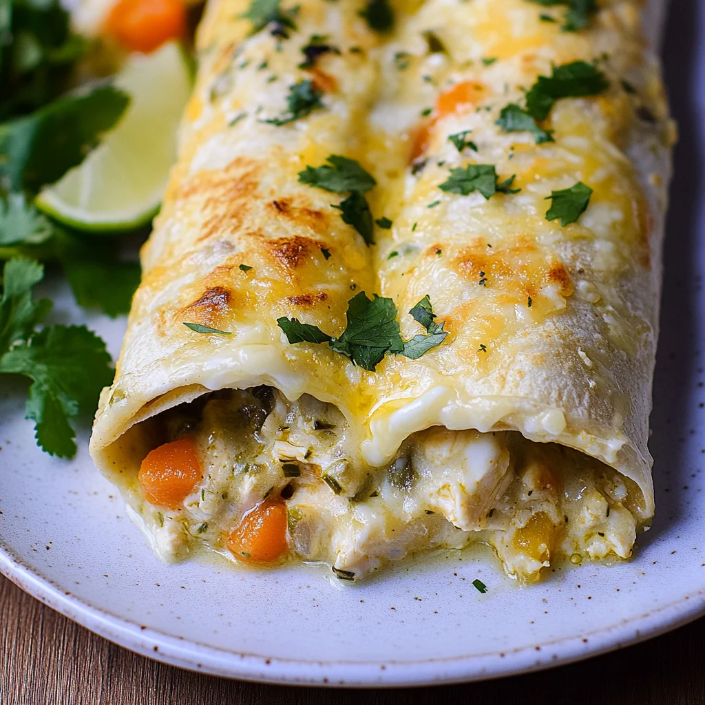 Sour Cream and Green Chile Chicken Enchiladas image 5