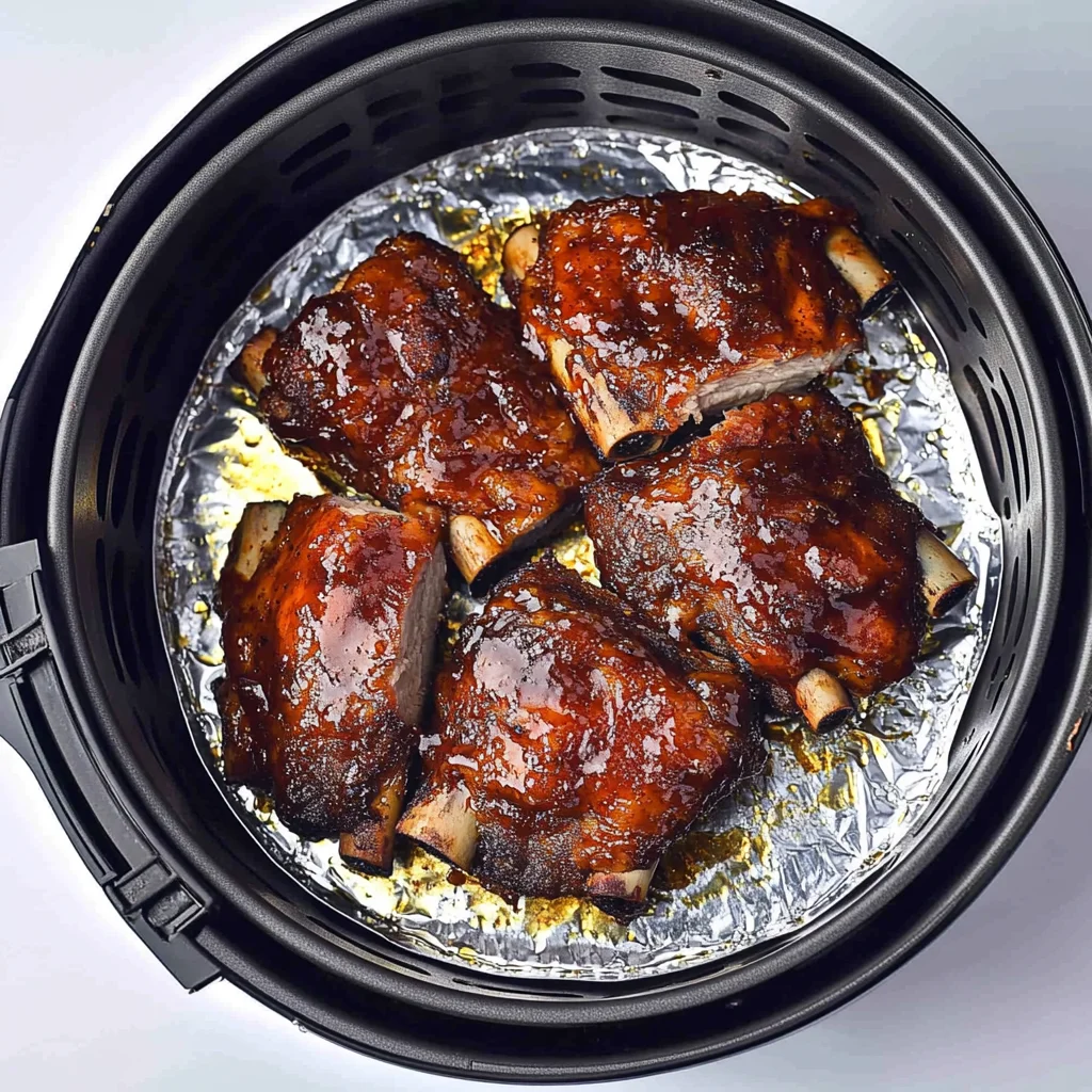 air fryer ribs image 5 1