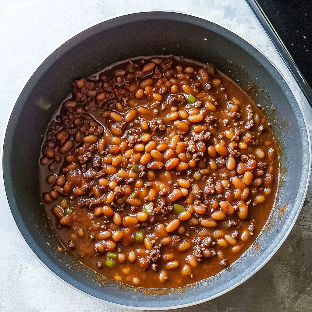 baked beans with ground beef image 1