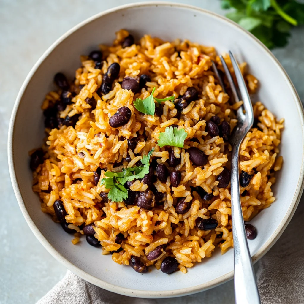 black beans and rice image 1