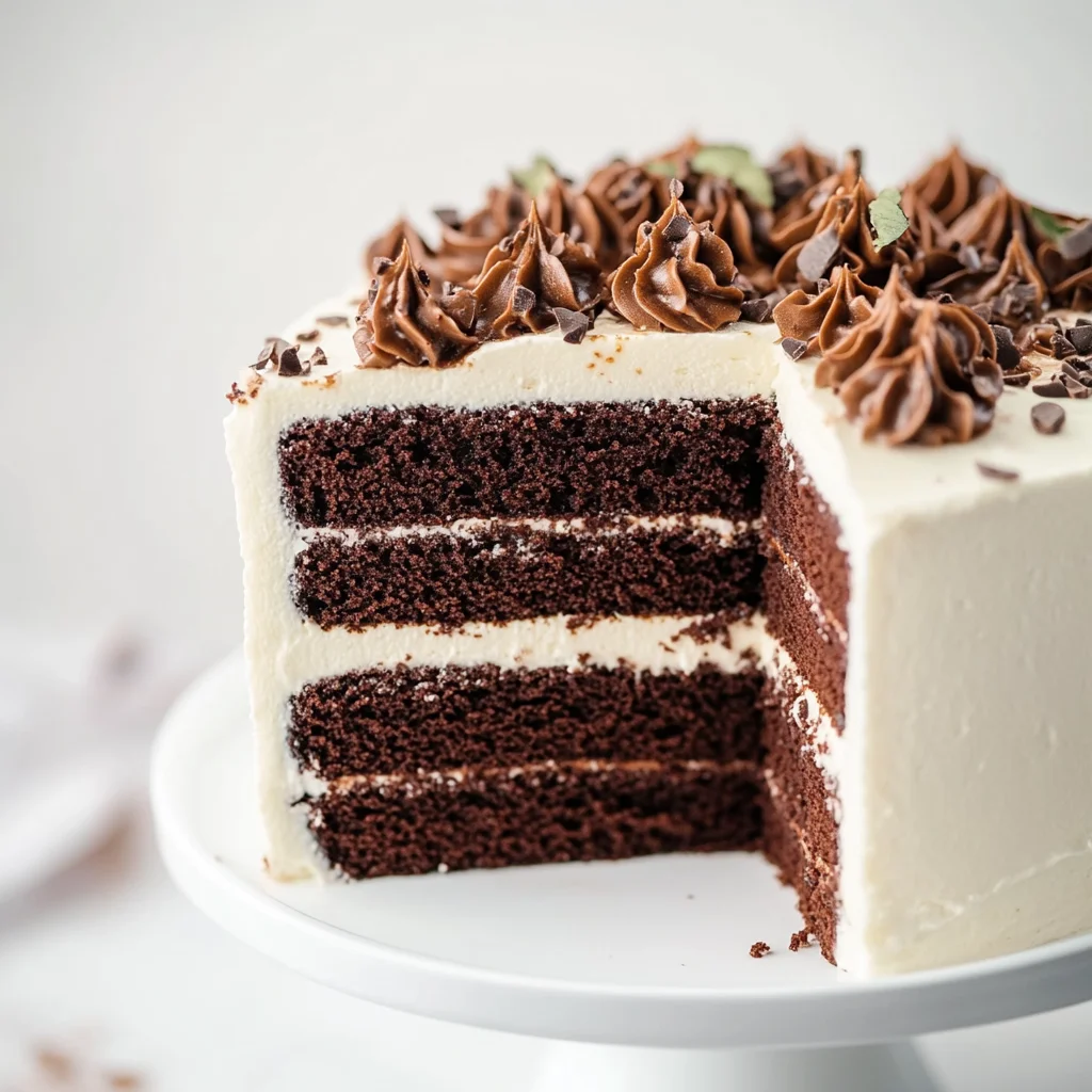 chocolate wedding cake image 5