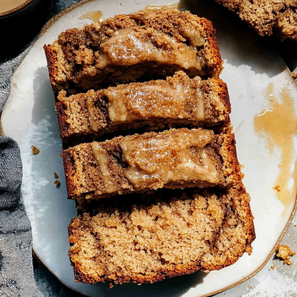 cinnamon roll banana bread image 1 1