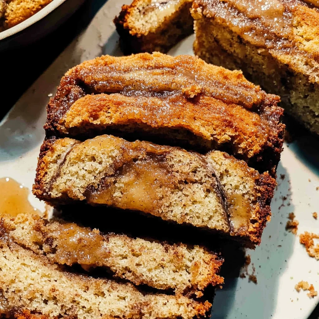 cinnamon roll banana bread image 5 1