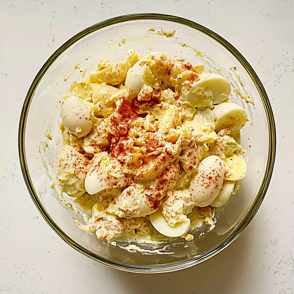 deviled egg potato salad image 1 1