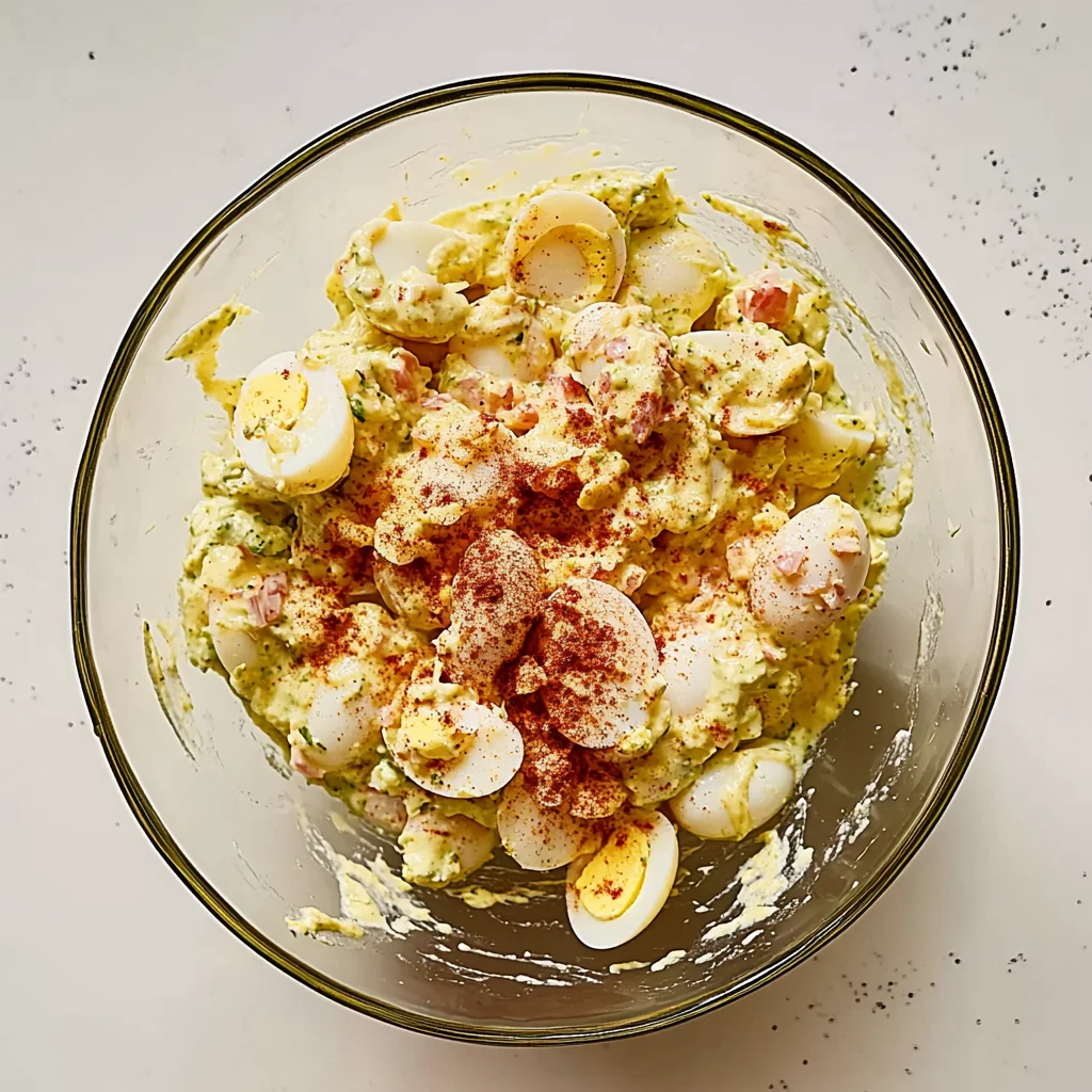 deviled egg potato salad image 5 1