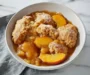 fresh peach cobbler