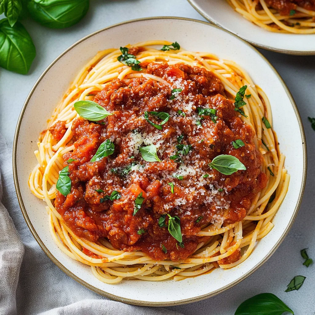 homemade spaghetti sauce image 1