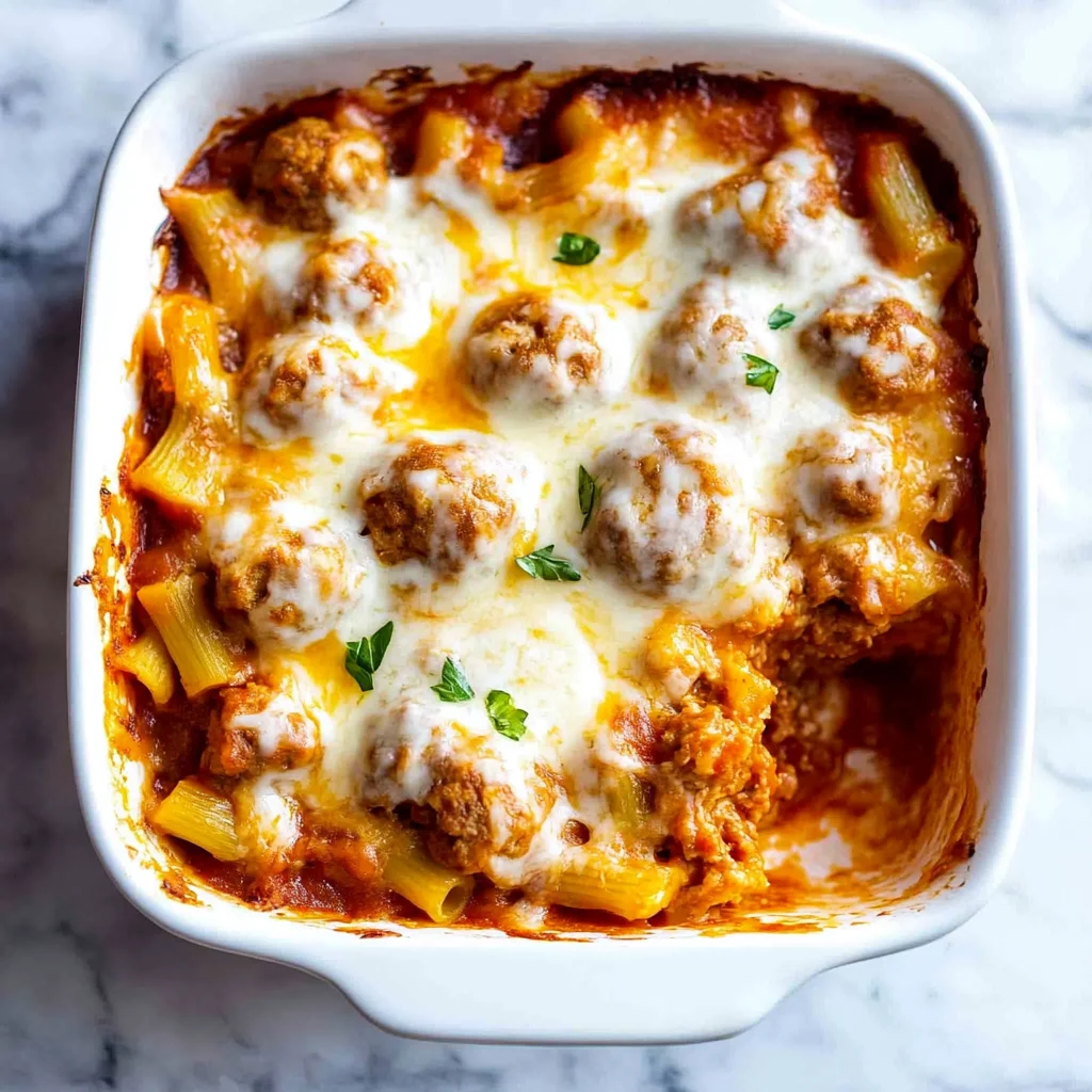 meatball casserole recipe image 1