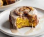 Ooey Gooey Pumpkin Cinnamon Rolls