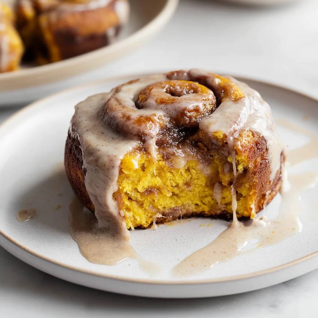 Ooey Gooey Pumpkin Cinnamon Rolls image 1