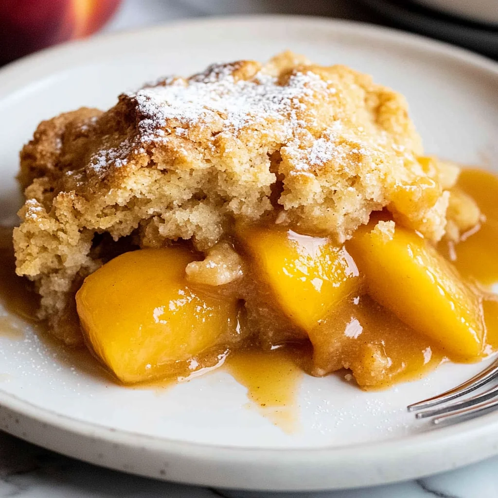 Peach Cobbler Recipe image 1
