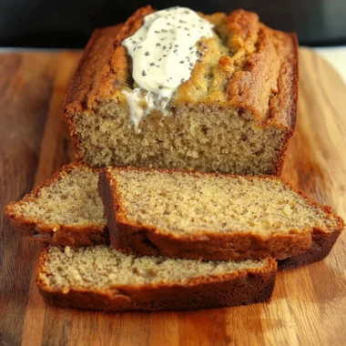 banana bread with sour cream image 1
