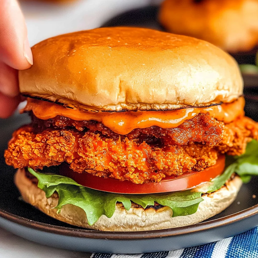 buffalo chicken sandwich image 5