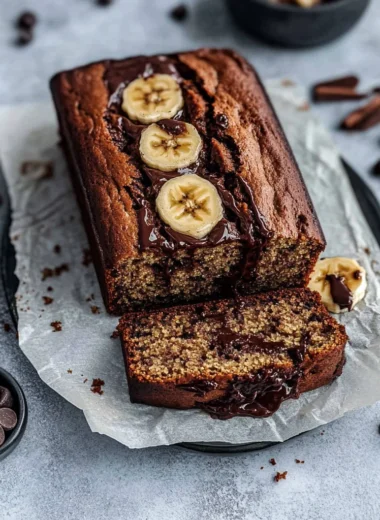 chocolate banana bread image 1