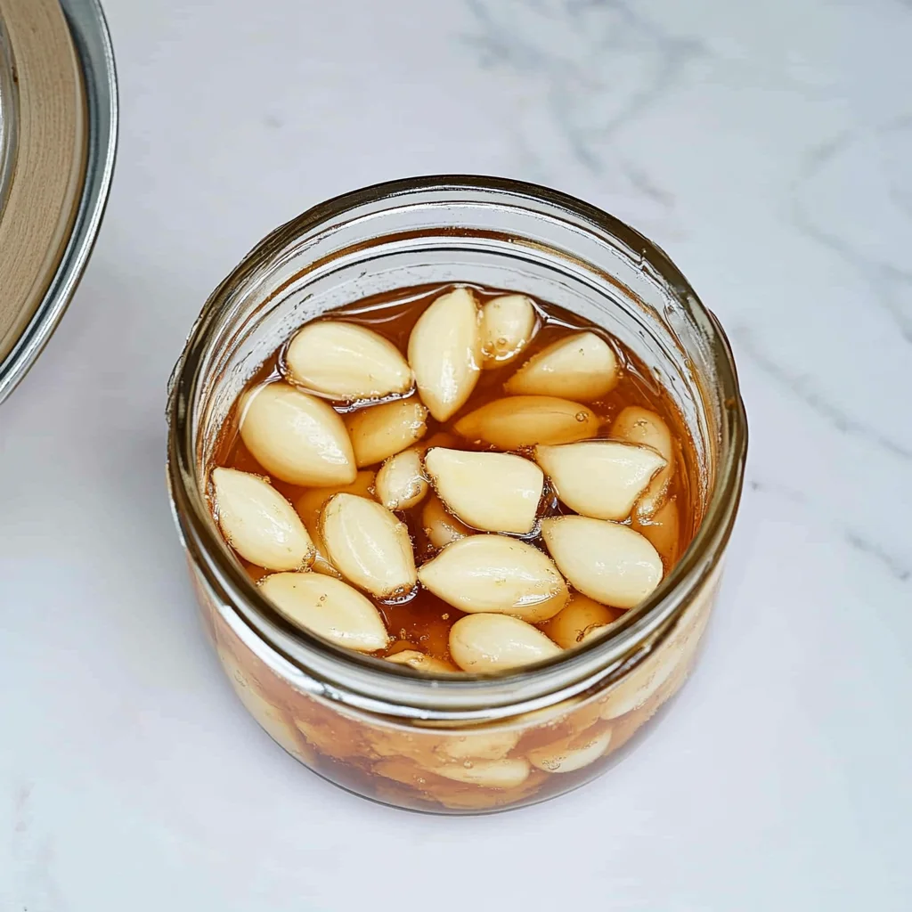 fermented garlic honey image 1