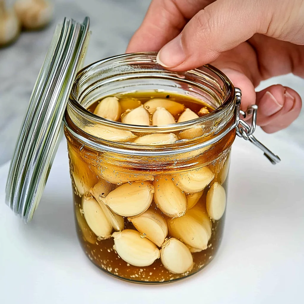 fermented garlic honey image 5
