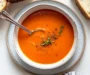 homemade tomato soup with fresh tomatoes