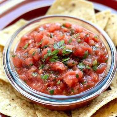 salsa recipe with fresh tomatoes image 1