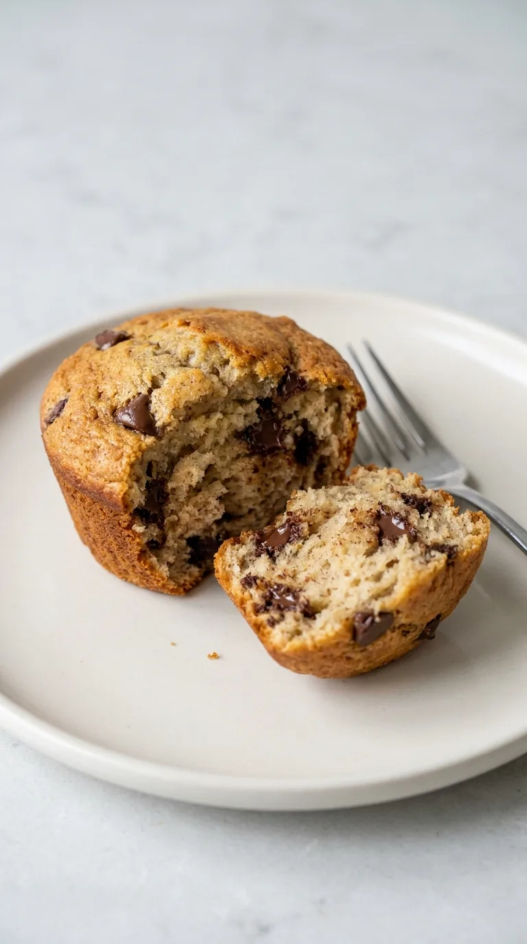Chocolate Chip Banana Bread Muffins step 6