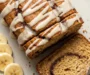 Cinnamon Roll Banana Bread with Cream Cheese Glaze