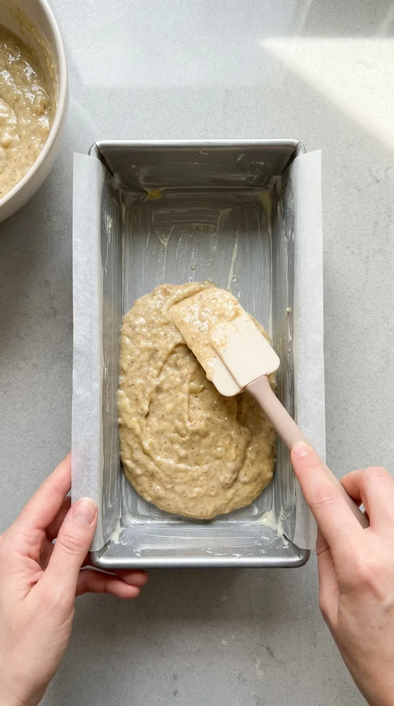 Cinnamon Roll Banana Bread with Cream Cheese Glaze step 6