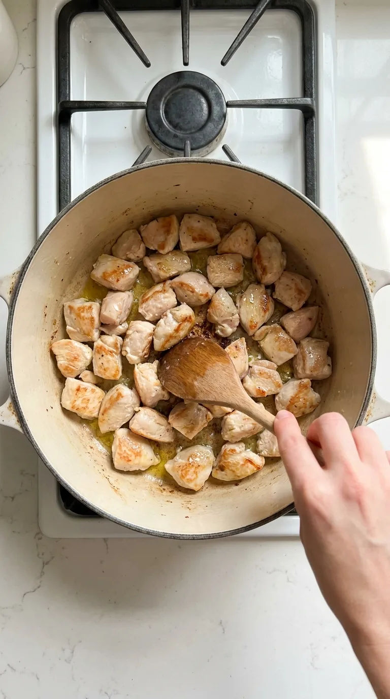 Creamy Chicken and Noodles step 2