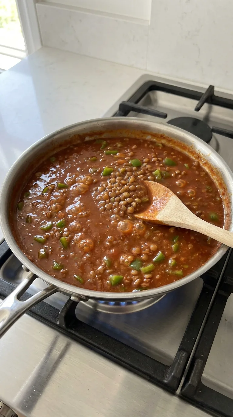 Lentil Sloppy Joes step 6