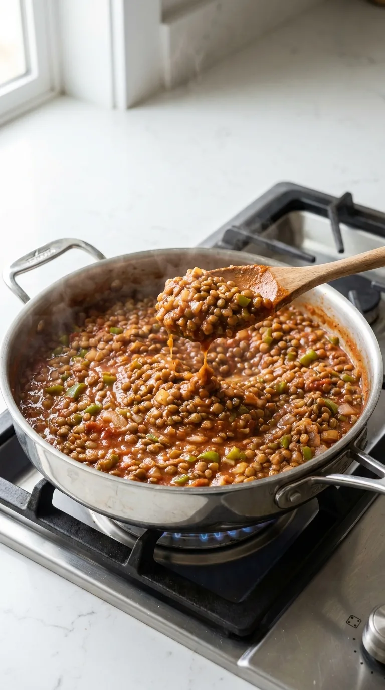 Lentil Sloppy Joes step 8