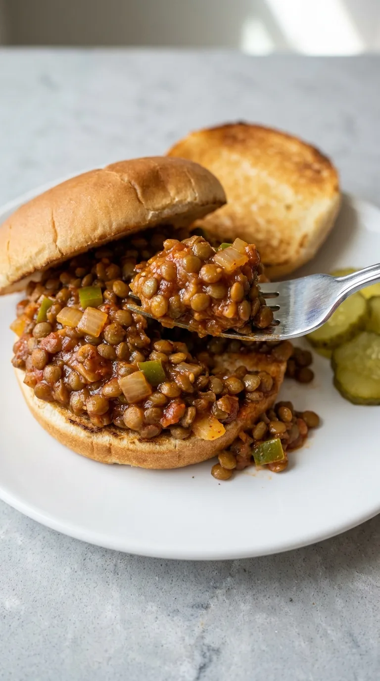 Lentil Sloppy Joes step Final