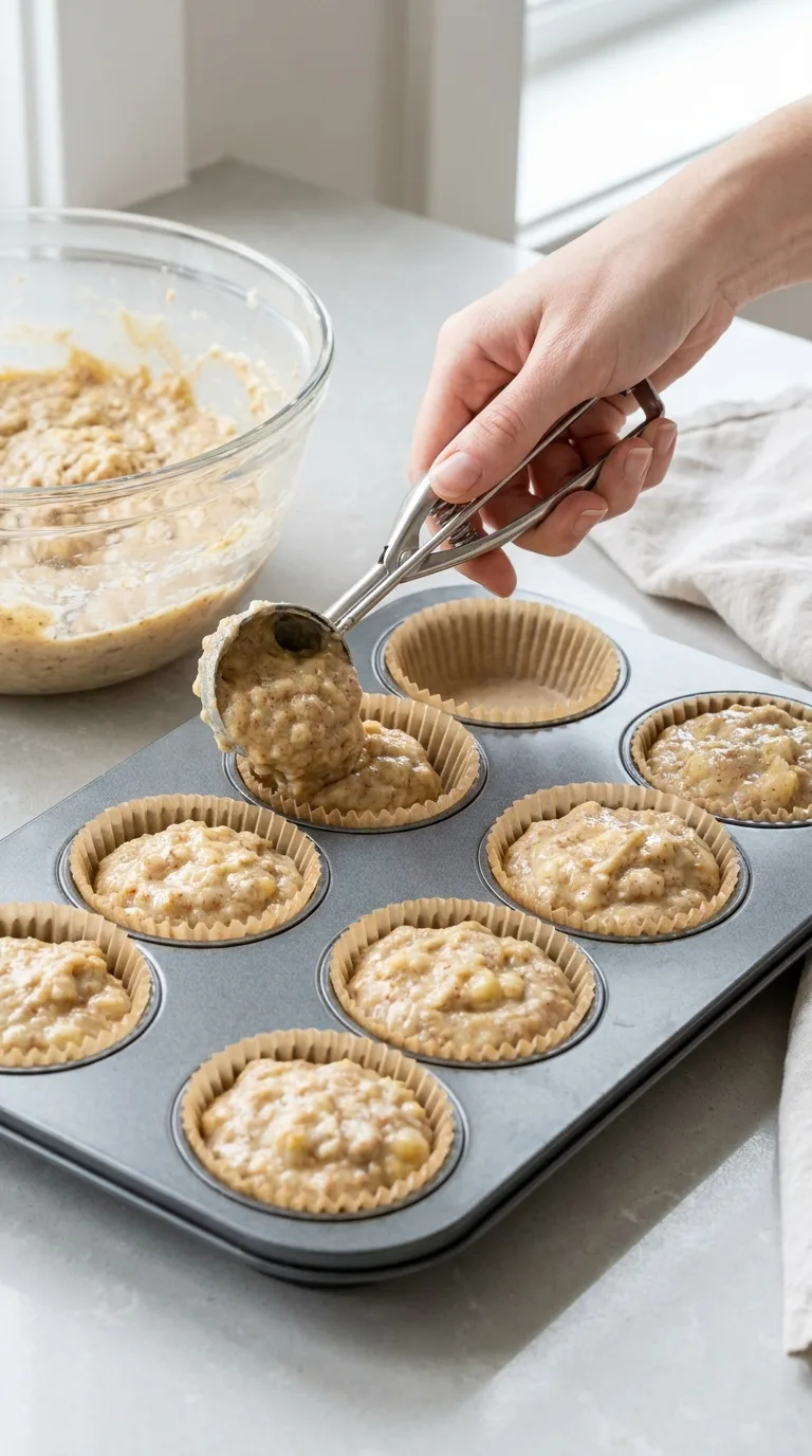 Moist Almond Flour Banana Muffins step 5