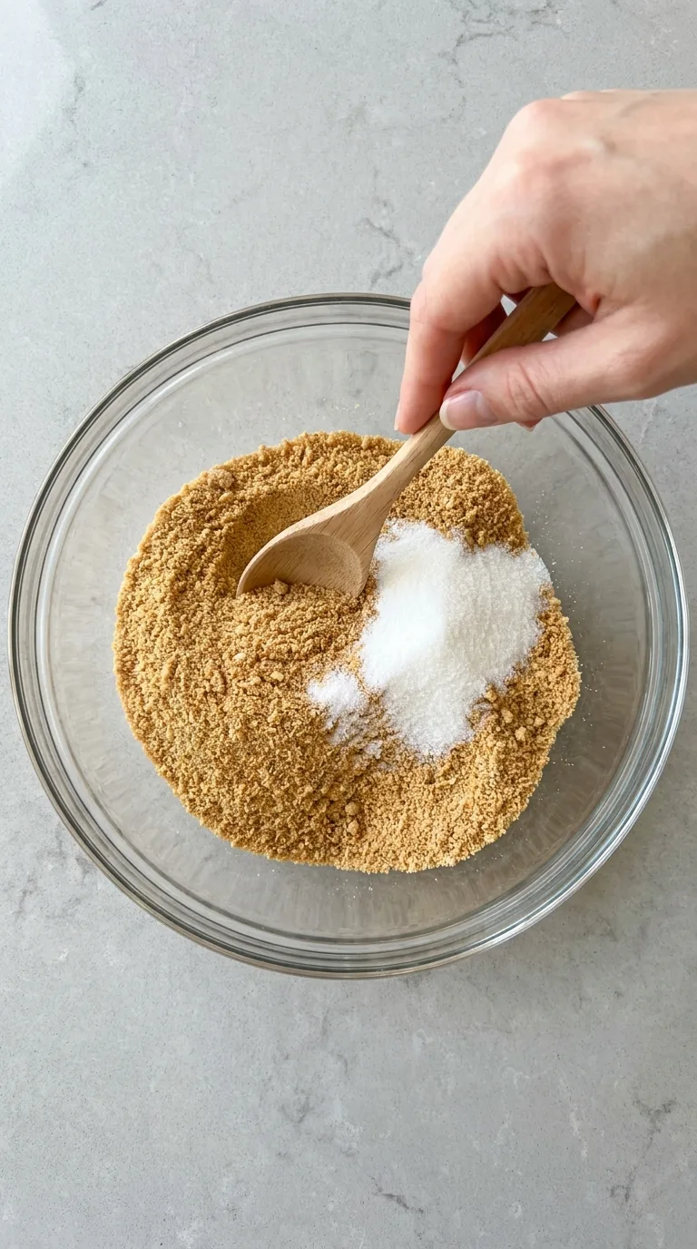 No-Bake Lemon Bars with Graham Cracker Crust step 1